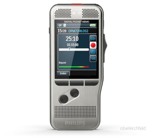 Philips Pocket Memo DPM7200 Röstinspelare 200 mW 9120056503193