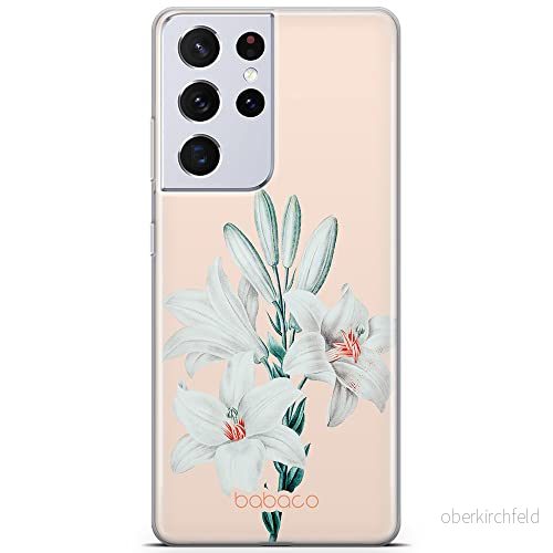 ERT GROUP mobiltelefonfodral för Samsung S21 ULTRA originalt och officiellt licensierat Babaco mönster Flowers 039 optimalt anpassad till formen på mobiltelefonen, fodral tillverkad av TPU plast 5905131306272