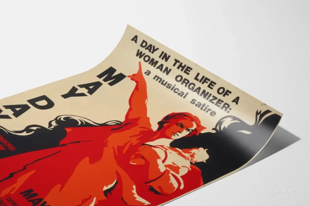 May Day-poster - musikalisk satir om en kvinnas liv som arrangör - Bild 3