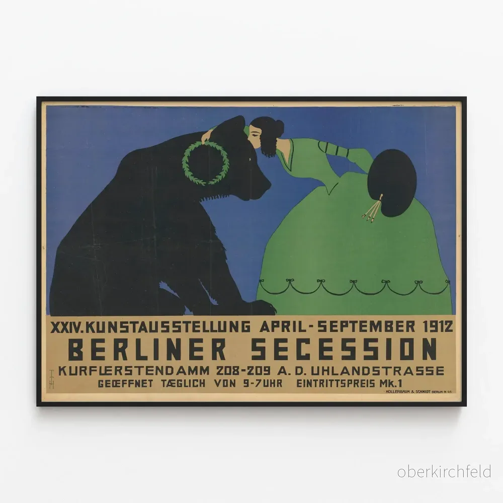 Affisch till XXIV:e konstutställningen av Berliner Sezession 1912 Affisch till XXIV:e konstutställningen av Berliner Sezession 1912