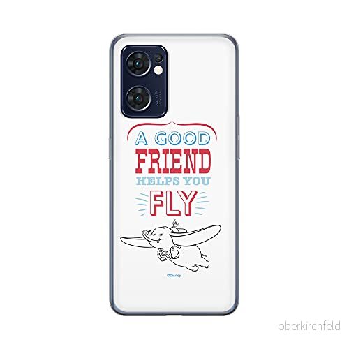 ERT GROUP mobiltelefonfodral för Oppo RENO 7 5G originalt och officiellt licensierat Disney mönster Dumbo 004 optimalt anpassad till formen på mobiltelefonen, fodral tillverkad av TPU plast 5905511306625