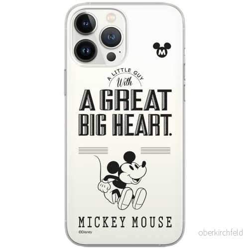 ERT GROUP mobiltelefonfodral för Apple Iphone 6/6S originalt och officiellt licensierat Disney mönster Mickey 006 Vit optimalt anpassad till formen på mobiltelefonen, gedeeltelijk transparant 5902980564587