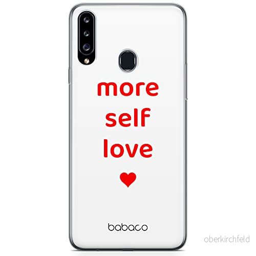 ERT GROUP mobiltelefonfodral för Samsung A20S originalt och officiellt licensierat Babaco mönster More self love 001 optimalt anpassad till formen på mobiltelefonen, fodral tillverkad av TPU plast 5903932914740