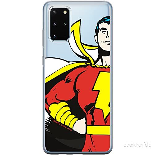 ERT GROUP mobiltelefonfodral för Samsung S20 PLUS / S11 originalt och officiellt licensierat DC mönster Shazam 001 Vit optimalt anpassad till formen på mobiltelefonen, gedeeltelijk transparant 5903537536378