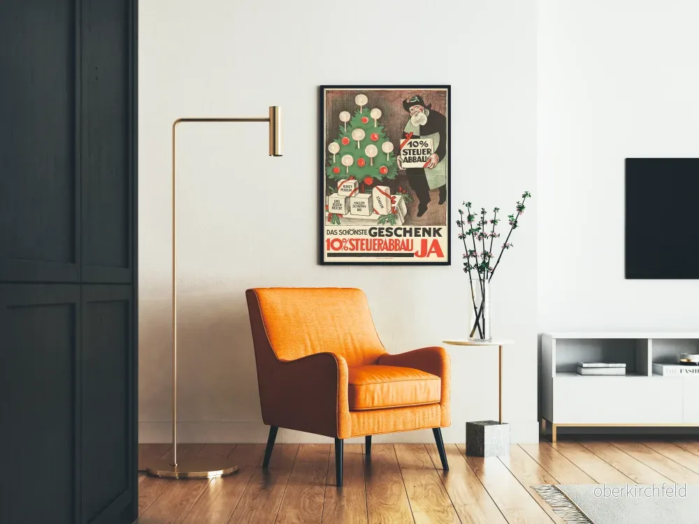 Vintage poster för väggdekoration - Skattereduktion 10% - Bild 2