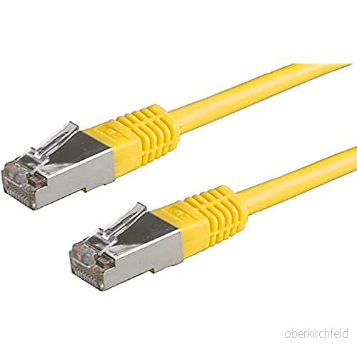 ROLINE Patchkabel Kat.5e (klass D) S/FTP, gul, 5 m 7611990167050