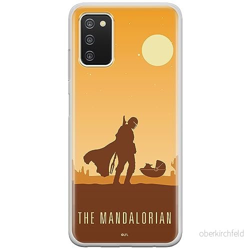 ERT GROUP mobiltelefonfodral för Samsung A03S originalt och officiellt licensierat Star Wars mönster Baby Yoda 033 optimalt anpassad till formen på mobiltelefonen, fodral tillverkad av TPU plast 5905511757595