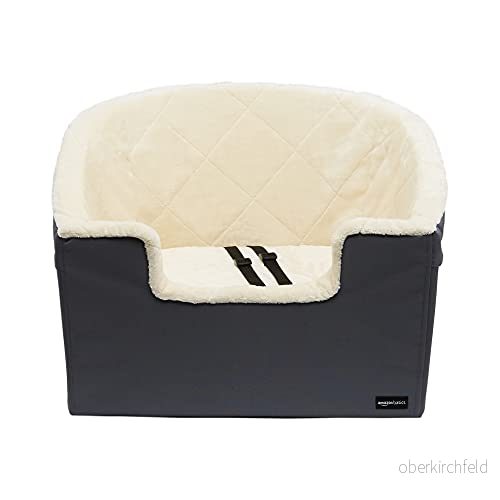 Amazon Basics Bilsäte för husdjur, stort, grått, 45,7 x 55,8 40,6 cm 849970062324