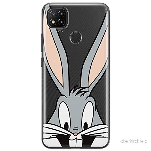 ERT GROUP mobiltelefonfodral för Xiaomi REDMI 9C originalt och officiellt licensierat Looney Tunes mönster Bugs 001 optimalt anpassad till formen på mobiltelefonen, gedeeltelijk transparant 5903040282137