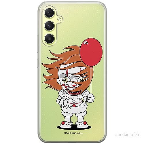 ERT GROUP mobiltelefonfodral för Samsung A34 5G originalt och officiellt licensierat Horror mönster It 005 optimalt anpassad till formen på mobiltelefonen, gedeeltelijk transparant 5905511785406
