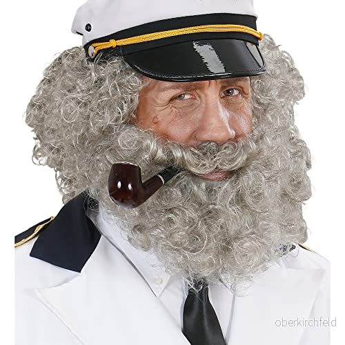 ”CHARACTER CURLY WIG & BEARD” grey in polybag 8003558649204 ”CHARACTER CURLY WIG & BEARD” grey in polybag 8003558649204