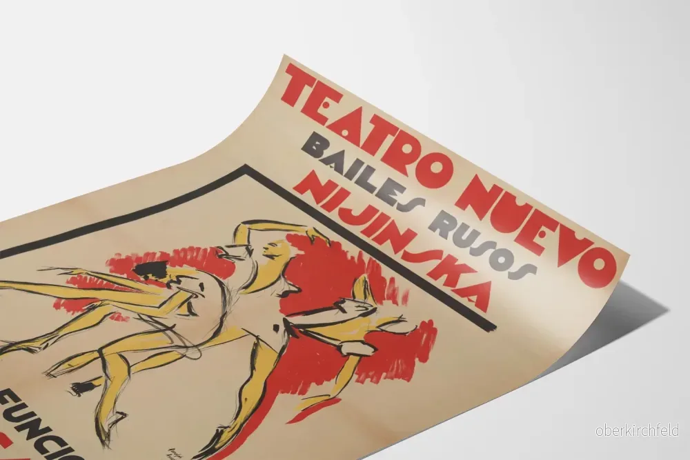 Affisch Teater Nuevo Ballets Russes Nijinska 1933 - Bild 3