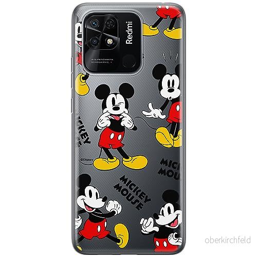 ERT GROUP mobiltelefonfodral för Xiaomi REDMI 10C originalt och officiellt licensierat Disney mönster Mickey 050 optimalt anpassad till formen på mobiltelefonen, gedeeltelijk transparant 5905795032173