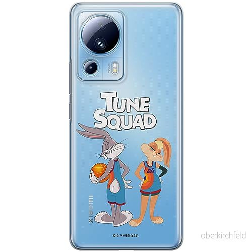 ERT GROUP mobiltelefonfodral för Xiaomi 13 LITE/CIVI 2 originalt och officiellt licensierat Looney Tunes mönster Space Jam 022 anpassad till formen på mobiltelefonen, gedeeltelijk transparant 5905511929534