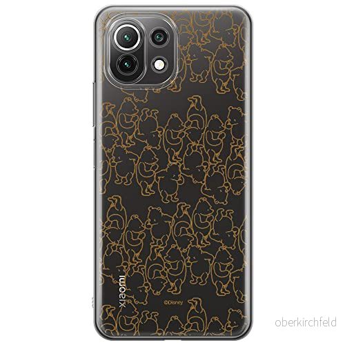 ERT GROUP mobiltelefonfodral för Xiaomi 11 LITE 4G/5G originalt och officiellt licensierat Disney mönster Winnie the Pooh and friends 005, gedeeltelijk transparant 5903932697827