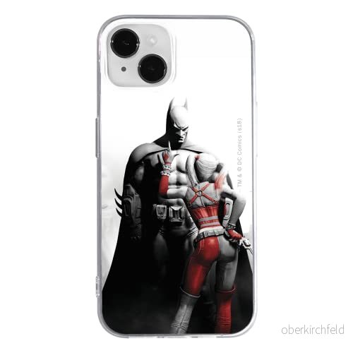 ERT GROUP mobiltelefonfodral för Apple Iphone 14 PLUS originalt och officiellt licensierat DC mönster Batman 012 optimalt anpassad till formen på mobiltelefonen, fodral tillverkad av TPU plast 5905131907608