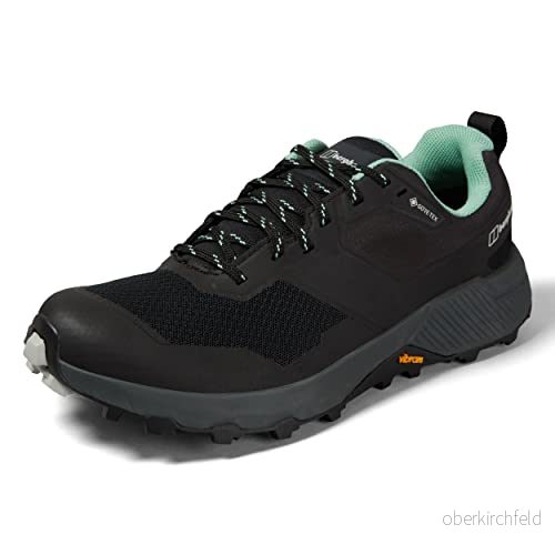 Berghaus Trailway Active Gore tex damsko vandringskänga, Svart grönt, 38.5 EU 5054773729243