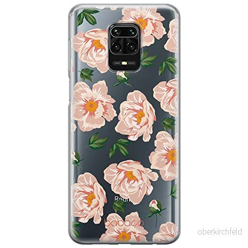 ERT GROUP mobiltelefonfodral för Xiaomi REDMI NOTE 9 PRO/ 9S originalt och officiellt licensierat Babaco mönster Flowers 014 optimalt anpassad till formen på mobiltelefonen, gedeeltelijk transparant 5903932615395