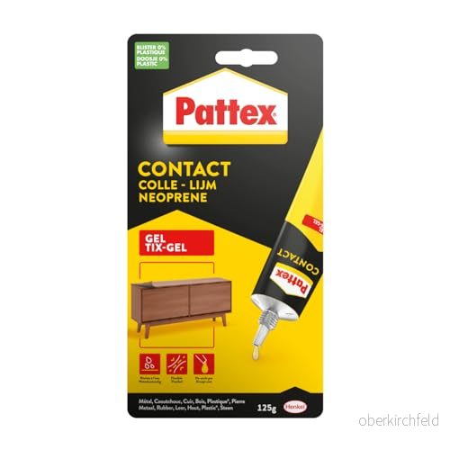 Pattex Lim kontakt gel rör 125 g 5410091262662