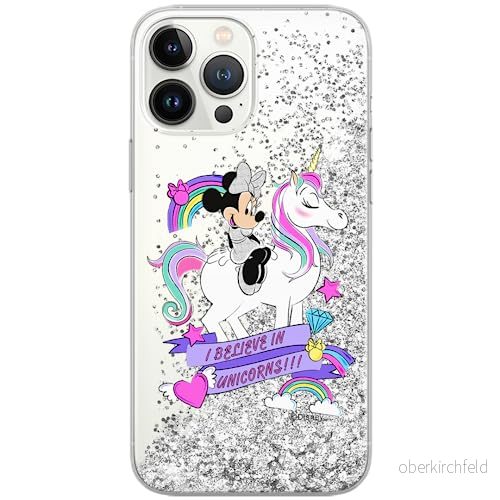 ERT GROUP mobiltelefonfodral för Apple Iphone 14 originalt och officiellt licensierat Disney mönster Minnie 035 optimalt anpassad till formen på mobiltelefonen, med glitter overflow effekt 5905511601416