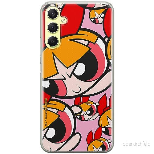 ERT GROUP mobiltelefonfodral för Samsung A34 5G originalt och officiellt licensierat The Powerpuff Girls mönster 010 optimalt anpassad till formen på mobiltelefonen, fodral tillverkad av TPU plast 5905511960797