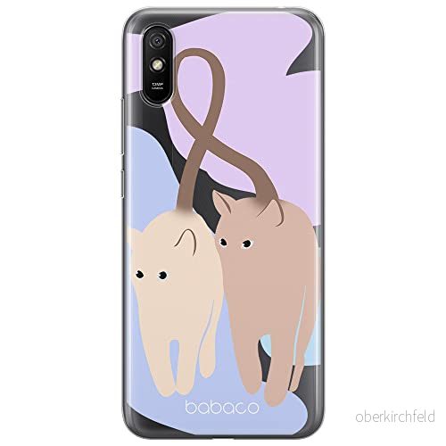 ERT GROUP mobiltelefonfodral för Xiaomi REDMI 9A originalt och officiellt licensierat Babaco mönster Cats 013 optimalt anpassad till formen på mobiltelefonen, gedeeltelijk transparant 5905131087263