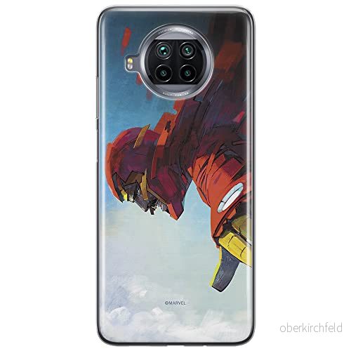ERT GROUP mobiltelefonfodral för Xiaomi MI 10T LITE/REDMI NOTE 9 PRO 5G originalt och officiellt licensierat Marvel mönster Iron Man 015, fodral tillverkad av TPU plast 5903537160481