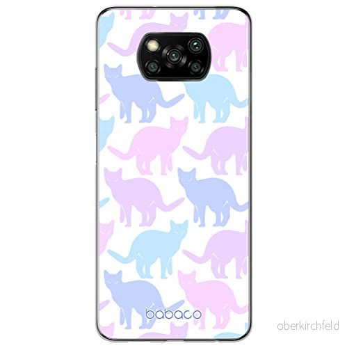 ERT GROUP mobiltelefonfodral för Xiaomi POCOPHONE X3 originalt och officiellt licensierat Babaco mönster Cats 011 optimalt anpassad till formen på mobiltelefonen, fodral tillverkad av TPU plast 5905131054500