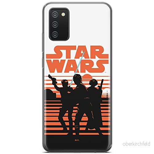 ERT GROUP mobiltelefonfodral för Samsung A02S originalt och officiellt licensierat Star Wars mönster 026 optimalt anpassad till formen på mobiltelefonen, gedeeltelijk transparant 5903040232835