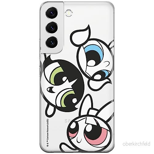 ERT GROUP mobiltelefonfodral för Samsung S22 originalt och officiellt licensierat The Powerpuff Girls mönster 014 anpassad till formen på mobiltelefonen, gedeeltelijk transparant 5905511963064