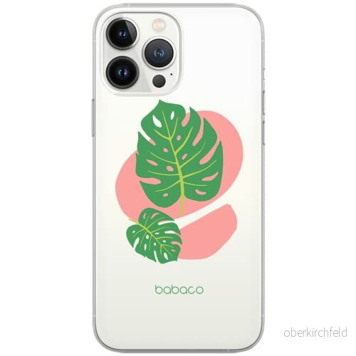 ERT GROUP mobiltelefonfodral för Huawei P30 originalt och officiellt licensierat Babaco mönster Plants 011 Vit optimalt anpassad till formen på mobiltelefonen, gedeeltelijk transparant 5903932575606