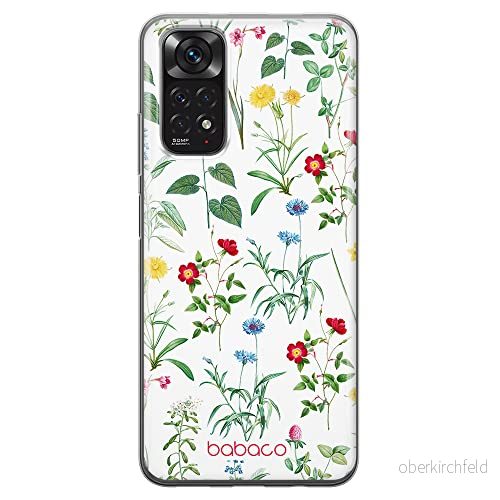 ERT GROUP mobiltelefonfodral för Xiaomi REDMI 10 originalt och officiellt licensierat Babaco mönster Flowers 042, fodral tillverkad av TPU plast 5905131316066