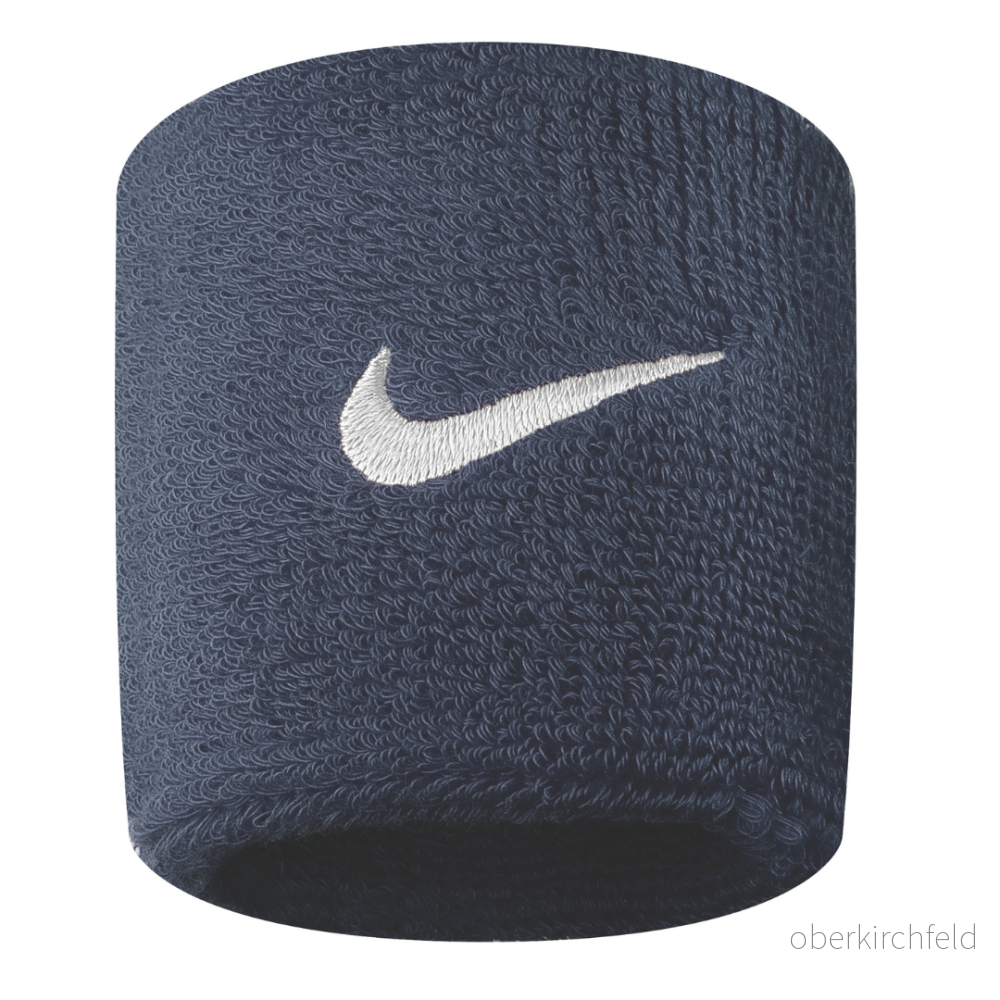Nike Swoosh tennis, squash, badminton armband svettband (marinblå) 845840057995