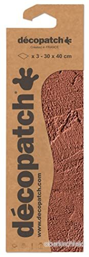 Décopatch C854C Pochette de 3 feuilles identiques papier imprimé Customiser Moderniser DIY et Loisirs Créatifs 30x40 cm 3609510258542