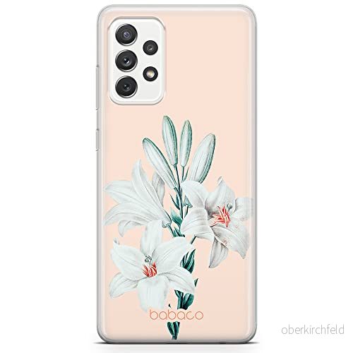 ERT GROUP mobiltelefonfodral för Samsung A52 5G / LTE 4G A52S originalt och officiellt licensierat Babaco mönster Flowers 039, fodral tillverkad av TPU plast 5905131306425