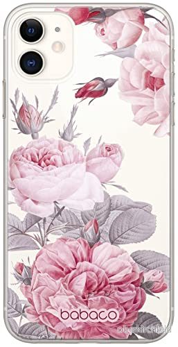 ERT GROUP mobiltelefonfodral för Iphone 11 originalt och officiellt licensierat Babaco mönster Flowers 050 optimalt anpassad till formen på mobiltelefonen, gedeeltelijk transparant 5905131347015
