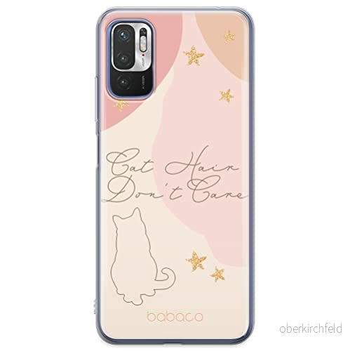 ERT GROUP mobiltelefonfodral för Xiaomi REDMI NOTE 10 5G / POCO M3 PRO originalt och officiellt licensierat Babaco mönster Cats 007, fodral tillverkad av TPU plast 5905131080783