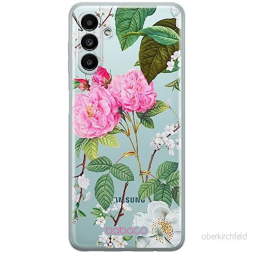 ERT GROUP mobiltelefonfodral för Samsung A13 5G/A04S originalt och officiellt licensierat Babaco mönster Flowers 037 optimalt anpassad till formen på mobiltelefonen, gedeeltelijk transparant 5905131300126