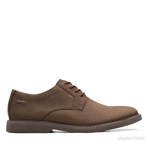 Clarks Premium herr AtticusLTLoGTX, Mörkbrun Nub, 10 UK, 44.5 EU 5059304956358