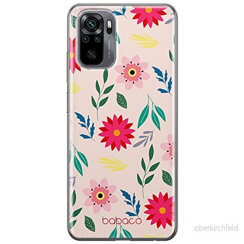 ERT GROUP mobiltelefonfodral för Xiaomi REDMI NOTE 10/ 10S originalt och officiellt licensierat Babaco mönster Flowers 010 anpassad till formen på mobiltelefonen, fodral tillverkad av TPU plast 5903932585971