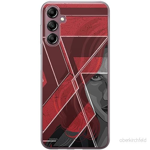 ERT GROUP mobiltelefonfodral för Samsung A14 4G/5G originalt och officiellt licensierat Marvel mönster Black Widow 002 optimalt anpassad till formen på mobiltelefonen, fodral tillverkad av TPU plast 5905511834180