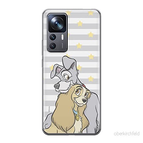 ERT GROUP mobiltelefonfodral för Xiaomi 12T/12T pro/K50 Ultra originalt och officiellt licensierat Disney mönster Lady and the Tramp 001, fodral tillverkad av TPU plast 5905511571337