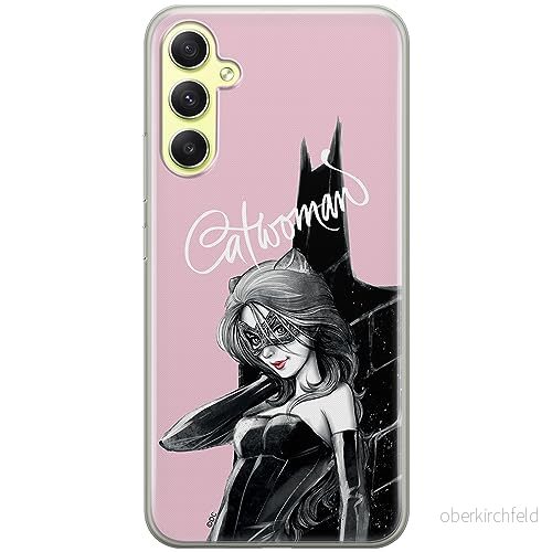 ERT GROUP mobiltelefonfodral för Samsung A34 5G originalt och officiellt licensierat DC mönster Catwoman 001 optimalt anpassad till formen på mobiltelefonen, fodral tillverkad av TPU plast 5905511792770