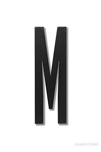 Design Letters 30201000M bokstäver och siffror, trä, svart, en storlek 5710498113131