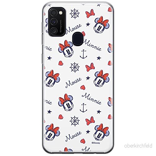 ERT GROUP mobiltelefonfodral för Samsung M21 originalt och officiellt licensierat Disney mönster Minnie 007 optimalt anpassad till formen på mobiltelefonen, fodral tillverkad av TPU plast 5903537834511