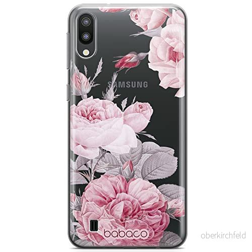 ERT GROUP mobiltelefonfodral för Samsung M10 originalt och officiellt licensierat Babaco mönster Flowers 050 optimalt anpassad till formen på mobiltelefonen, gedeeltelijk transparant 5905131346940
