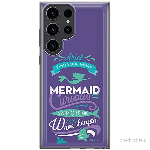 ERT GROUP mobiltelefonfodral för Samsung S23 ULTRA originalt och officiellt licensierat Disney mönster Ariel 002 optimalt anpassad till formen på mobiltelefonen, fodral tillverkad av TPU plast 5905511457716