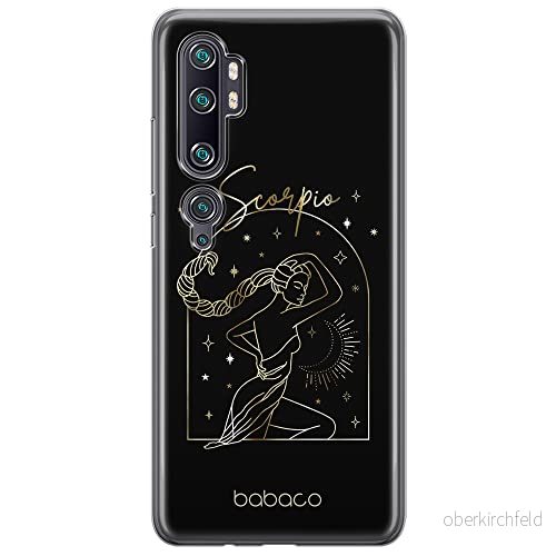 ERT GROUP mobiltelefonfodral för Xiaomi MI NOTE 10 / PRO originalt och officiellt licensierat Babaco mönster Zodiac Woman 008, fodral tillverkad av TPU plast 5903932231762