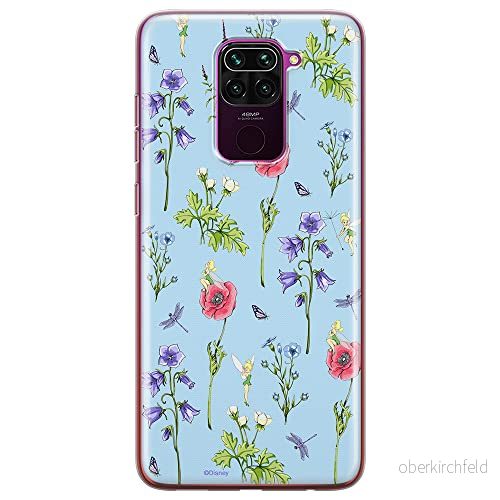 ERT GROUP mobiltelefonfodral för Xiaomi REDMI NOTE 9 originalt och officiellt licensierat Disney mönster Tinker Bell 004 optimalt anpassad till formen på mobiltelefonen, fodral tillverkad av TPU plast 5904805660870