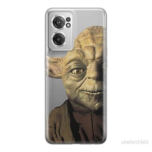 ERT GROUP mobiltelefonfodral för Oneplus NORD CE 2 originalt och officiellt licensierat Star Wars mönster Yoda 004 optimalt anpassad till formen på mobiltelefonen, gedeeltelijk transparant 5905511298401